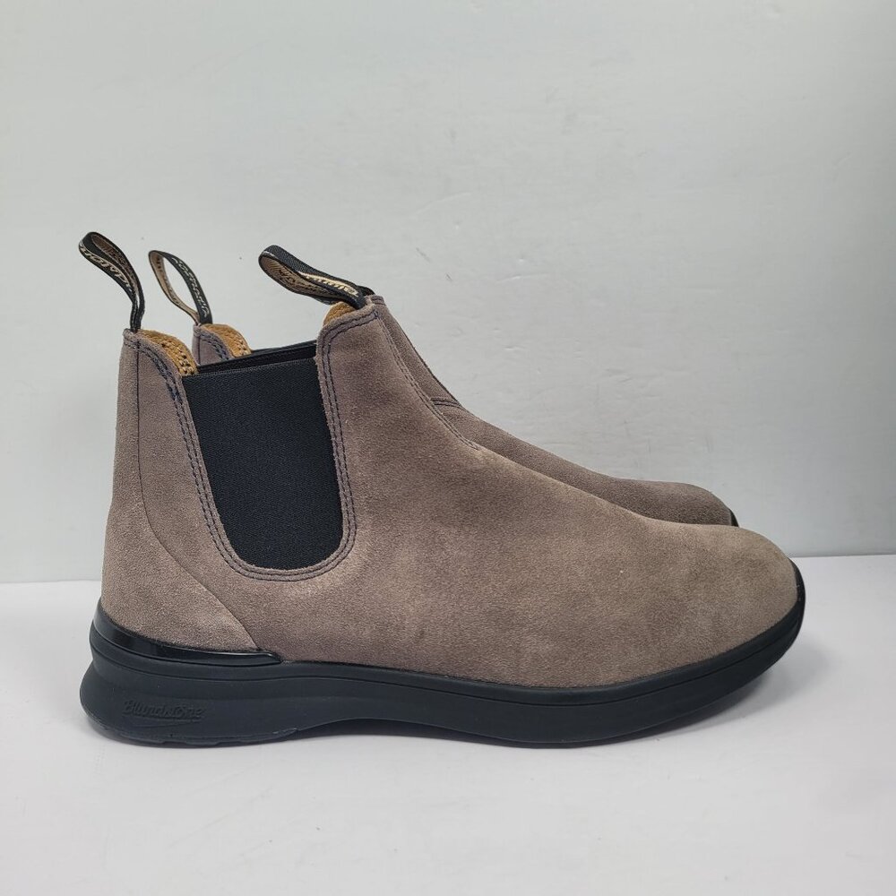 Blundstone 2145 Men's Rustic Brown Suede Chelsea Boots US Size 8.5